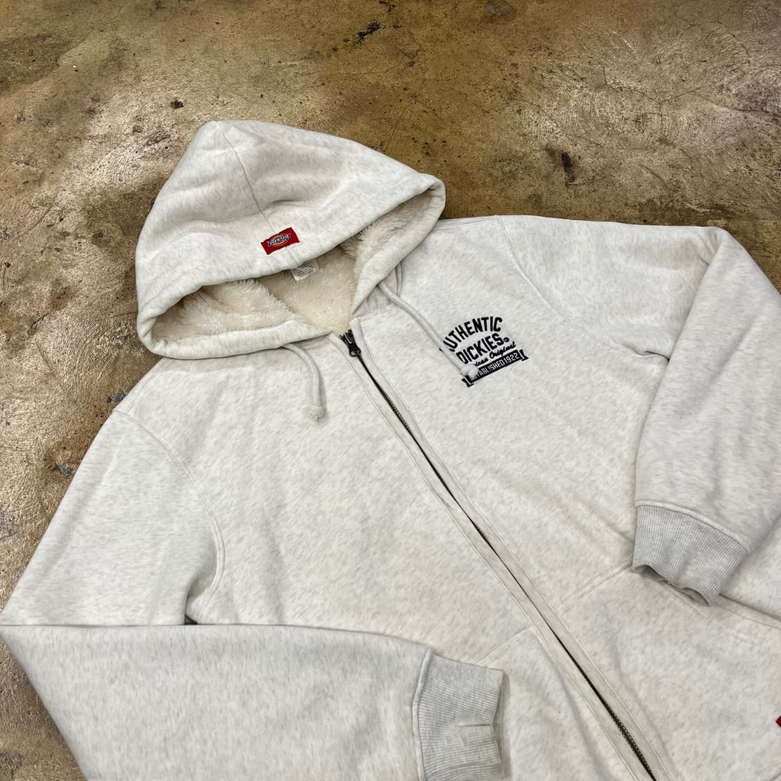 디키즈 멜란지 양털 후드집업 상품이미지1