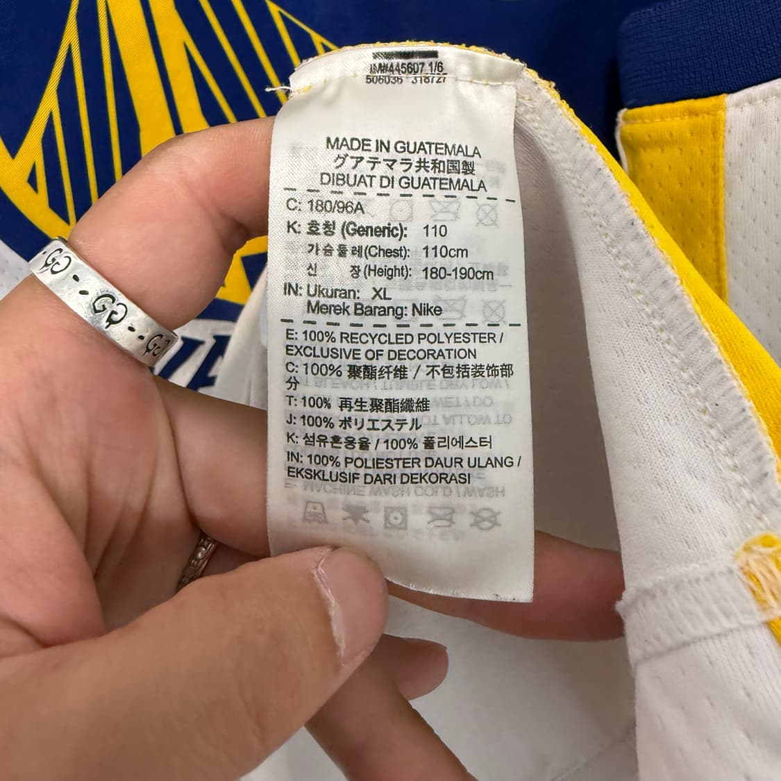 나이키 골든스테이트 케빈 듀란트 농구유니폼 XL 상품이미지6