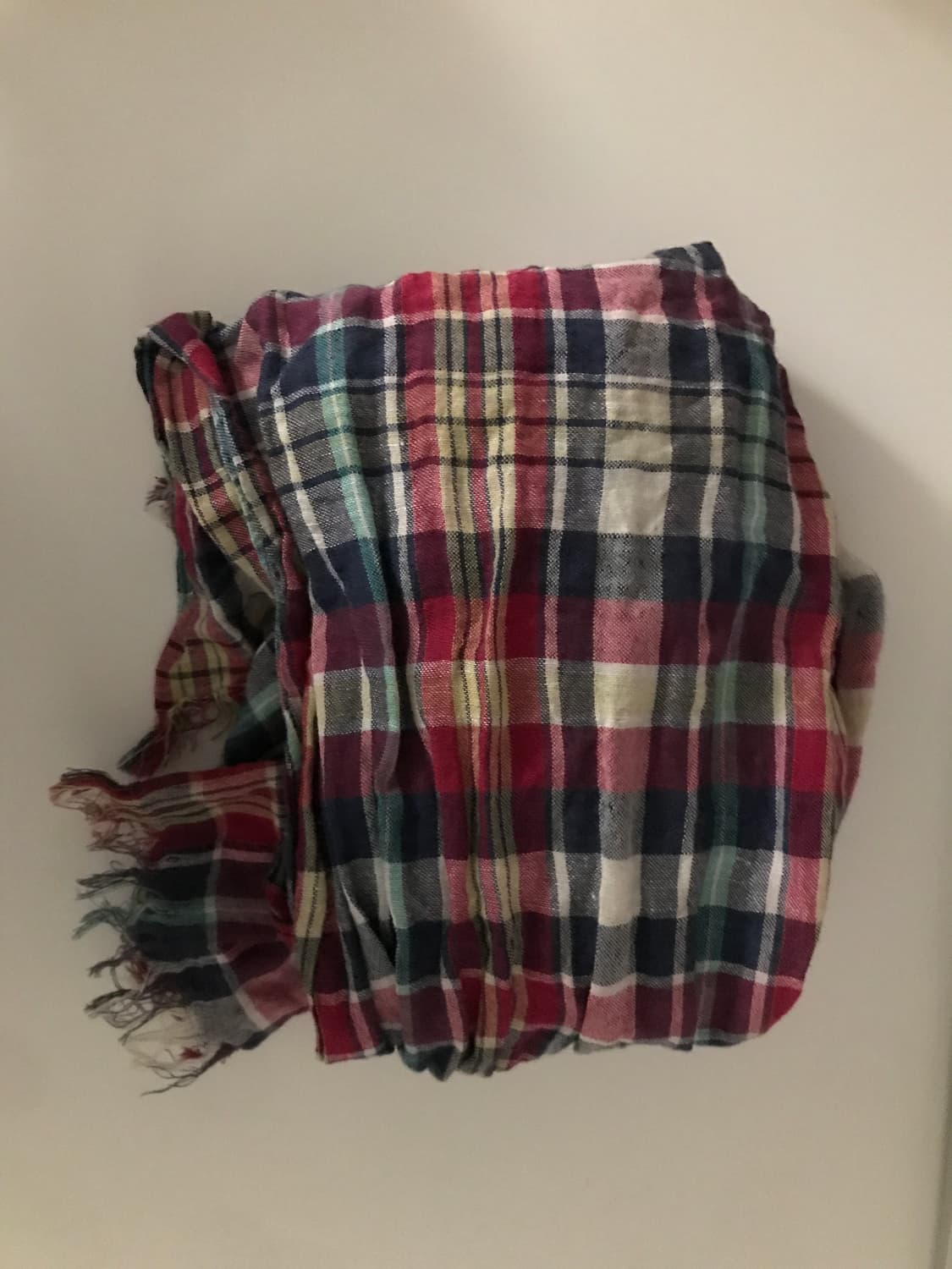 체크 머플러 상품이미지1