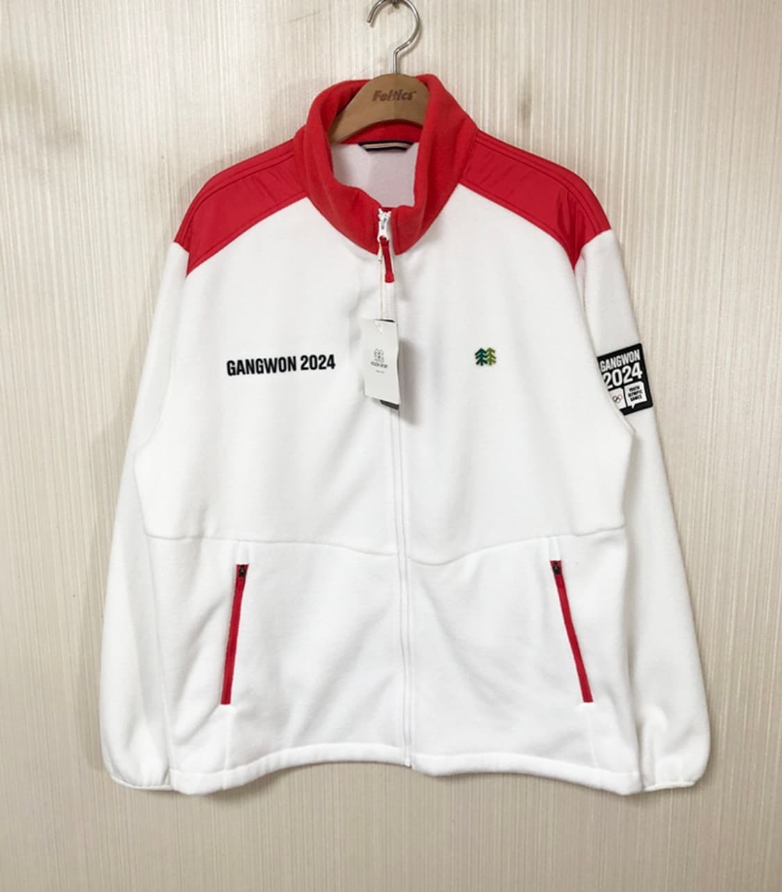 코오롱스포츠 2024 강원 동계청소년올림픽 선수지급 플리스자켓 110 상품이미지1