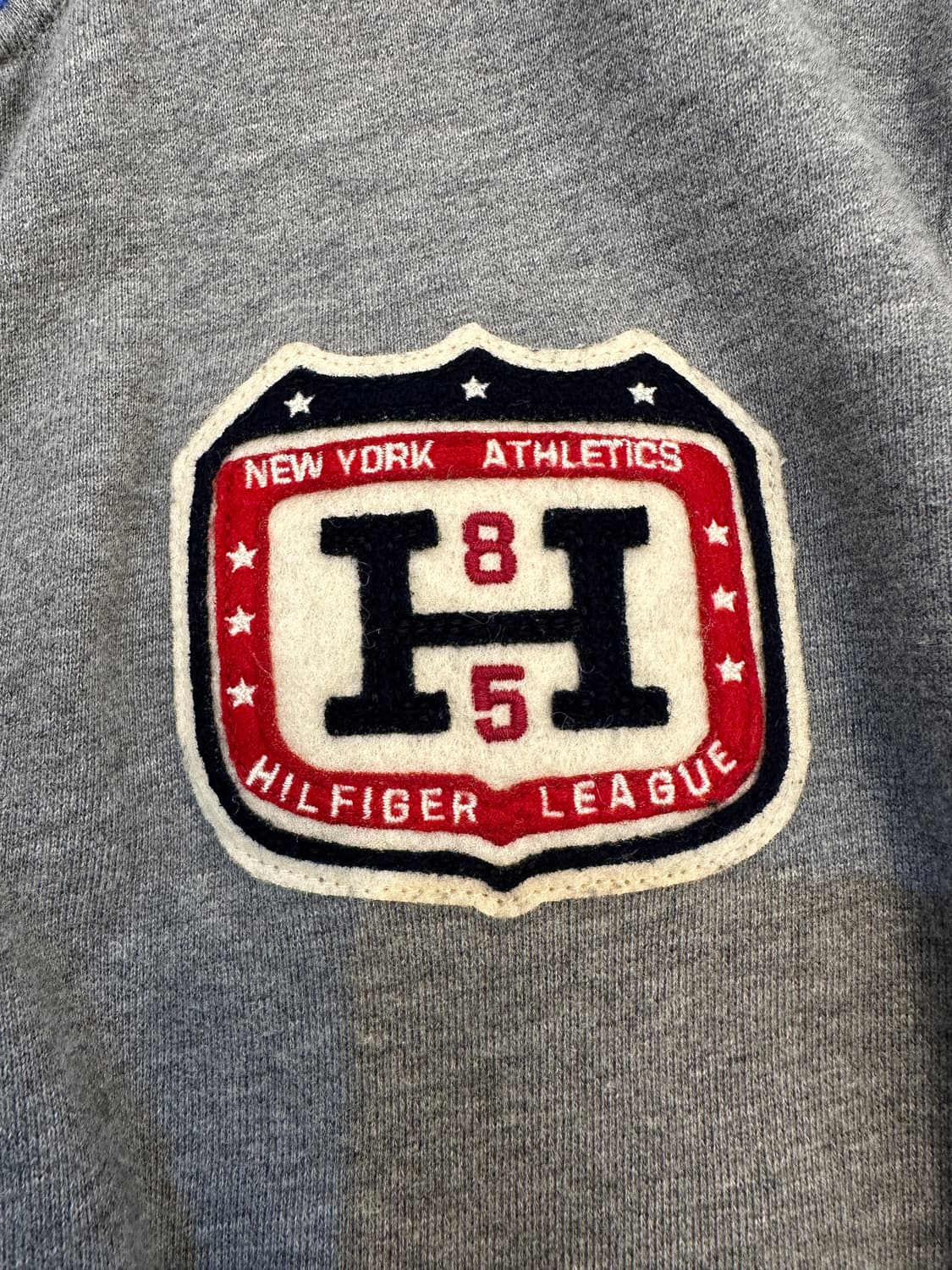 S) 타미 힐피거 그레이 니트 집업 상품이미지4