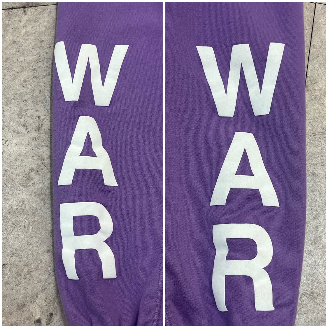 오프화이트 기모 조거 팬츠 퍼플 S #csz2635 상품이미지10