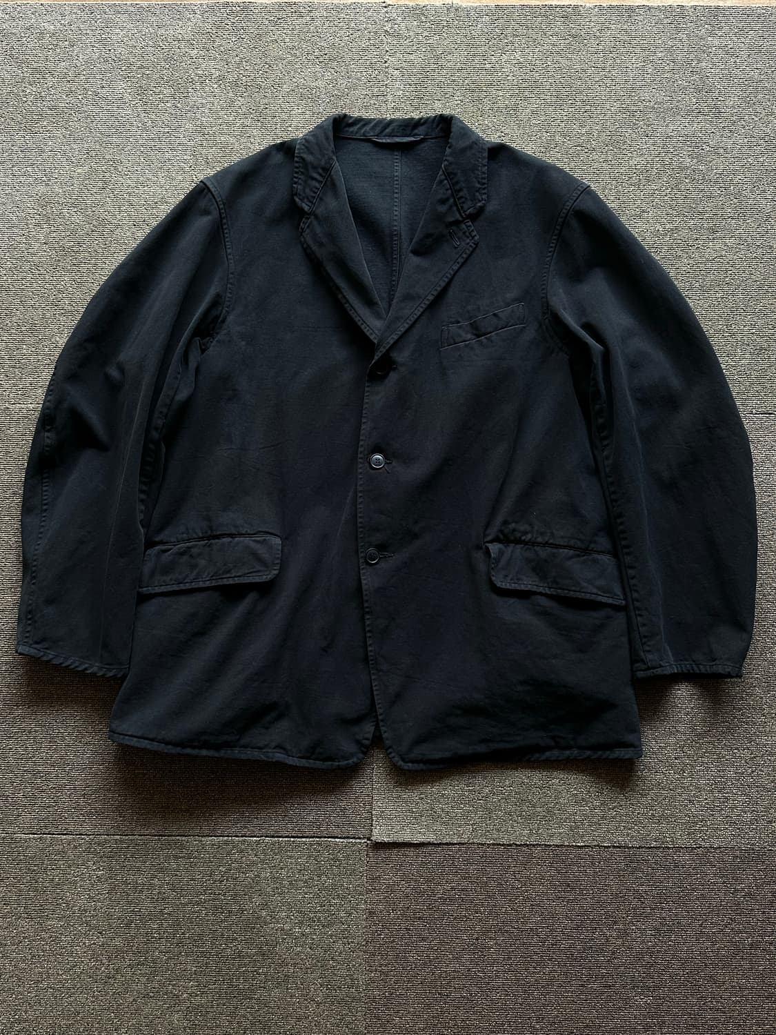 [1] 23aw comoli 가먼트다잉 셋업(자켓,드로우스트링팬츠) 상품이미지2