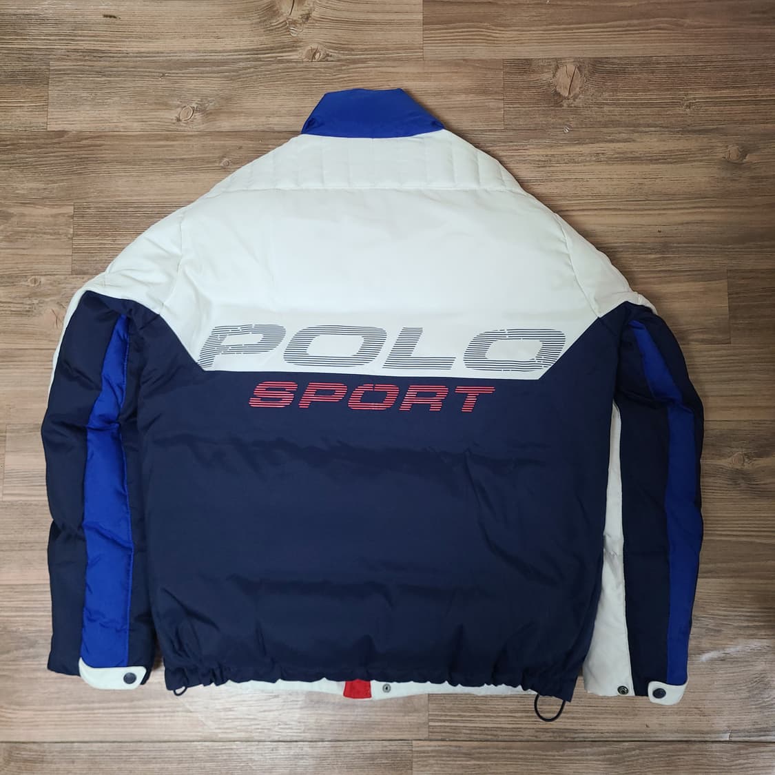 [M100]90s~00s 빈티지 폴로 스포츠 스펠아웃 덕다운 패딩 점퍼 상품이미지2