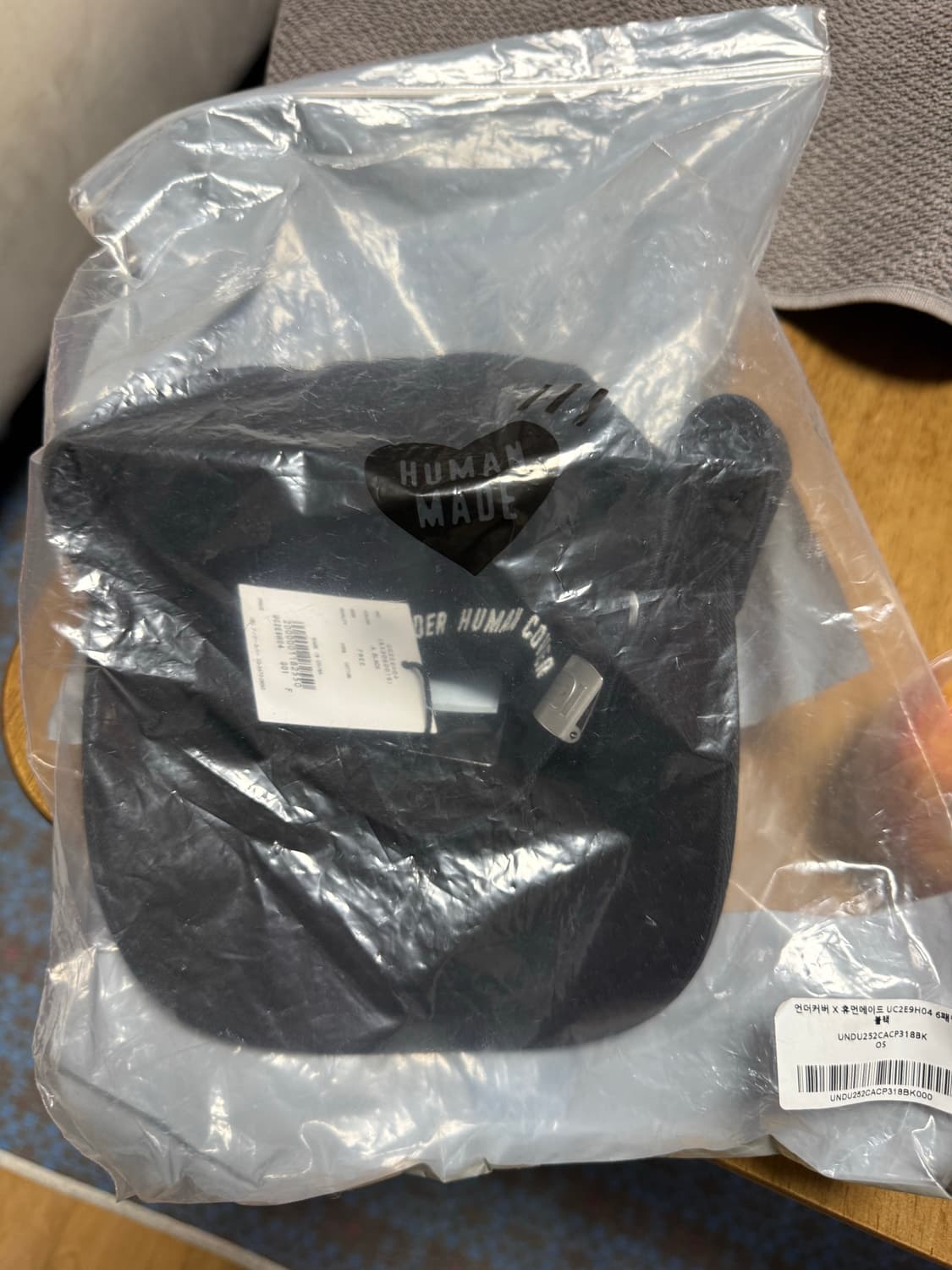 언더커버 휴먼메이드 콜라보 캡 상품이미지2