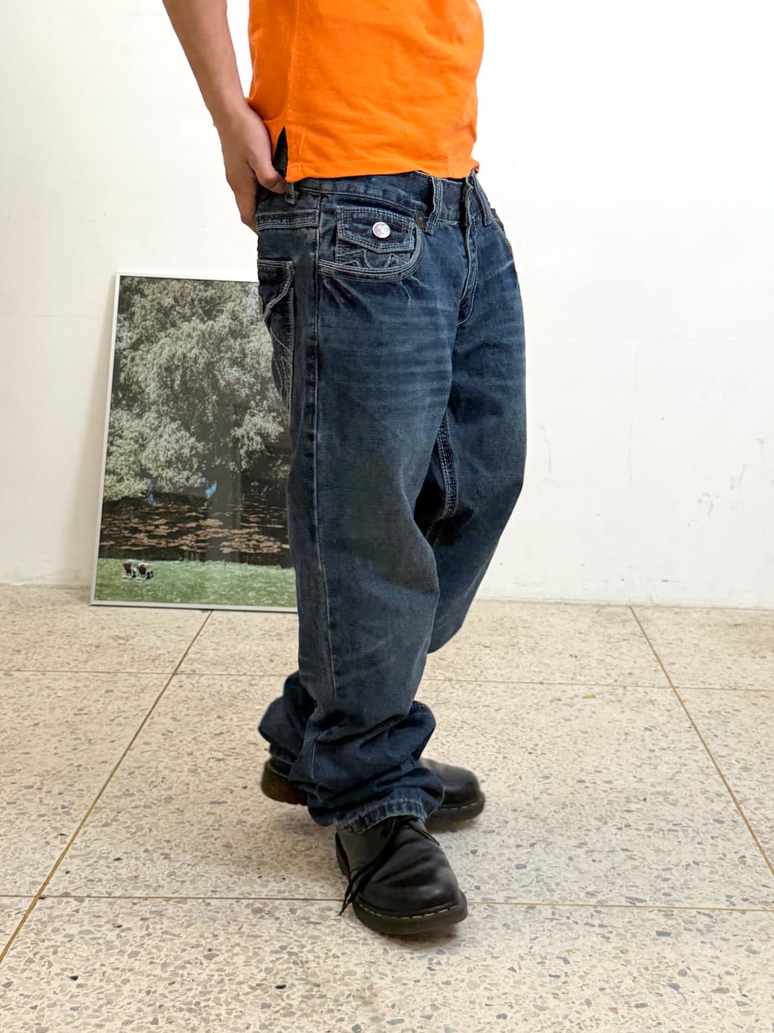 MADE IN USA 🇺🇸 트루릴리전 RICHY BIG QT 상품이미지7