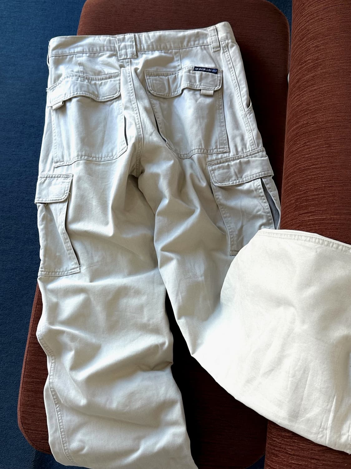 Cotton twill wide cargo pants 상품이미지1