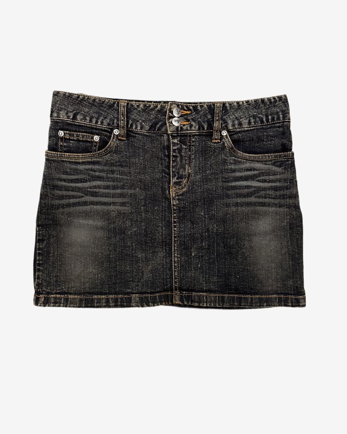 cubic button low-rise denim skirt 상품이미지2