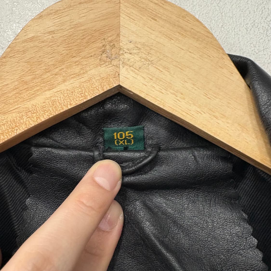 vintage 빈티지 레더 코트 상품이미지3