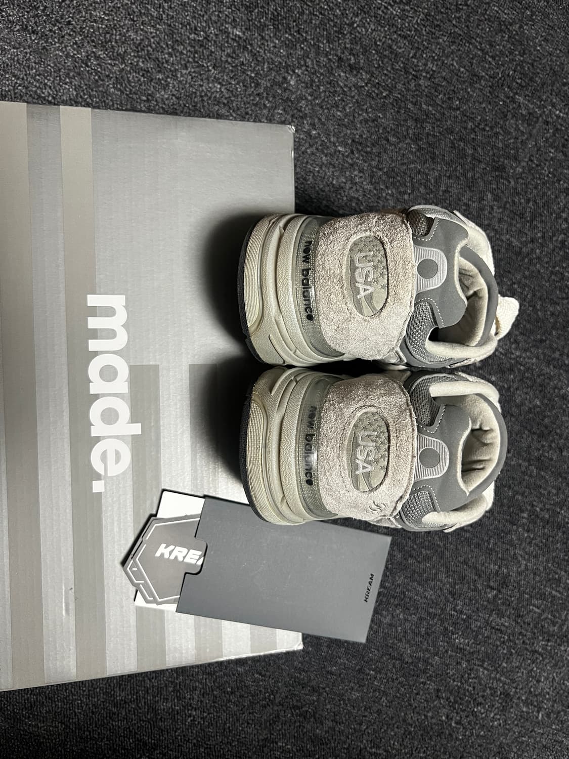 뉴발란스 993 메이드 인 USA 그레이 - D 스탠다드 상품이미지3