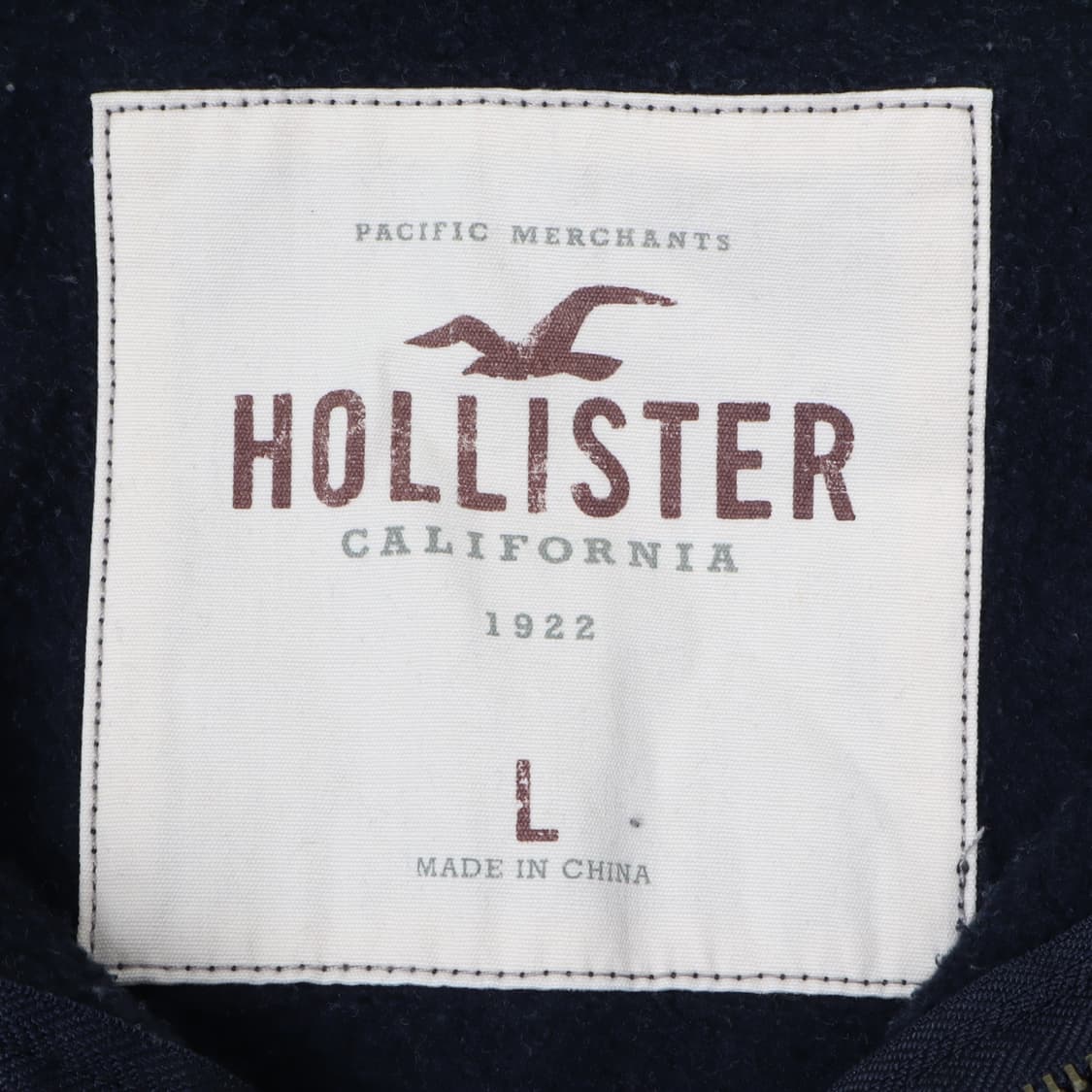 홀리스터 로고 스웻 후드집업 상품이미지8