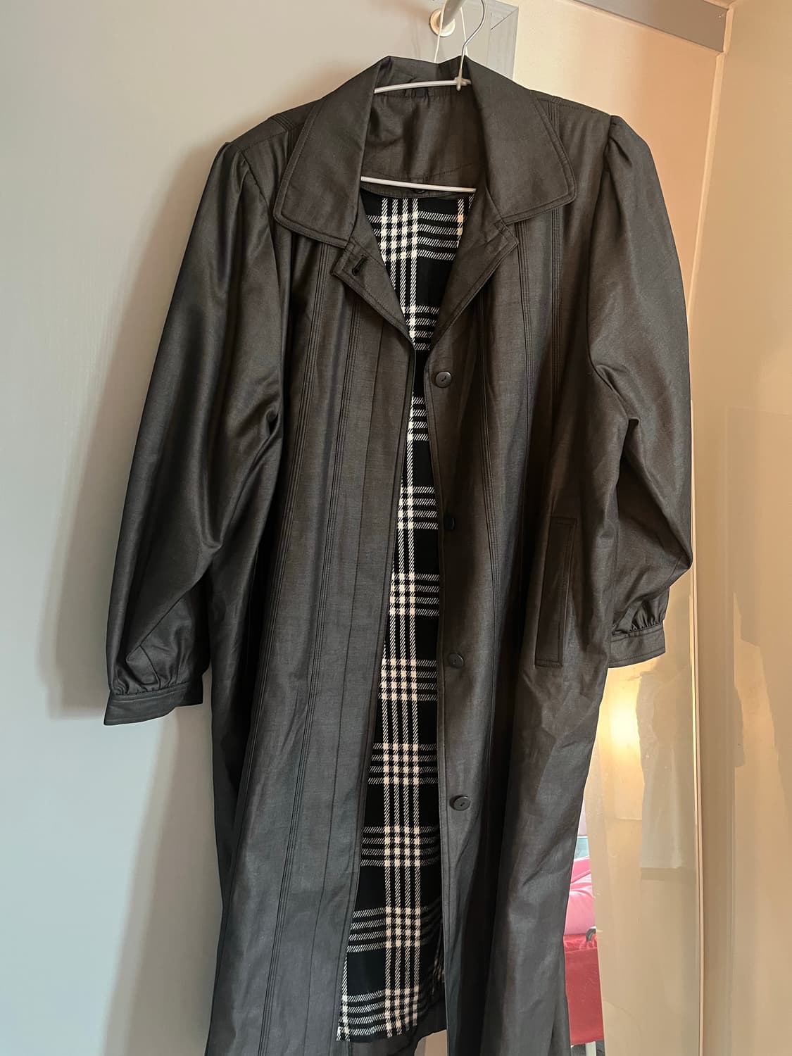 그레이 롱 자켓코트 상품이미지1