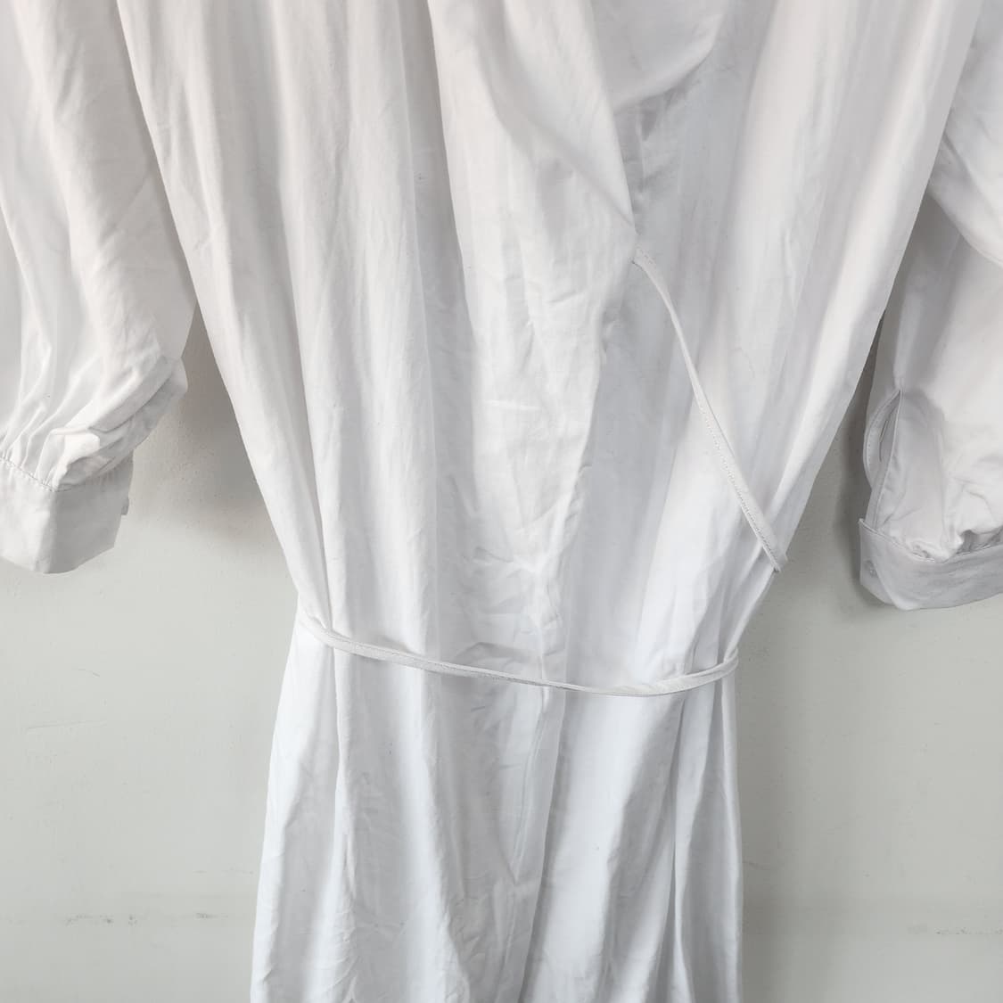 31. 패션 랩 스타일 화이트 셔츠 원피스 상품이미지3