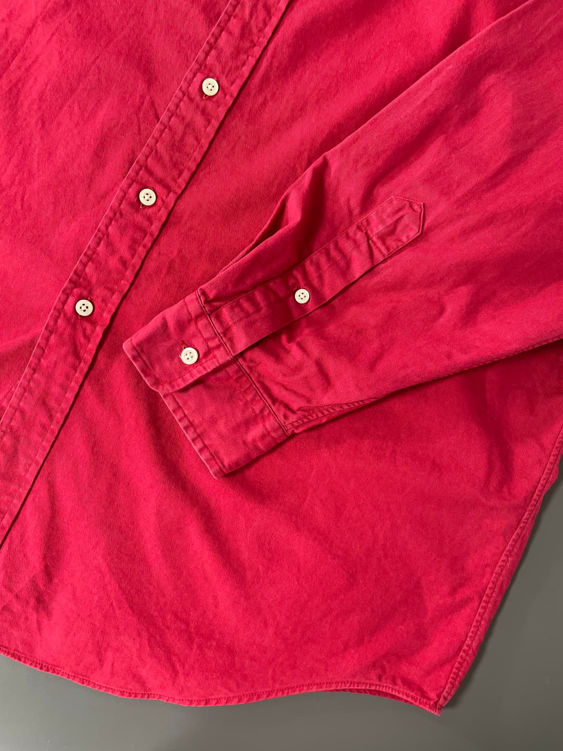 [L] 폴로 랄프로렌 코튼 솔리드 셔츠 BLARIE 핏 상품이미지4