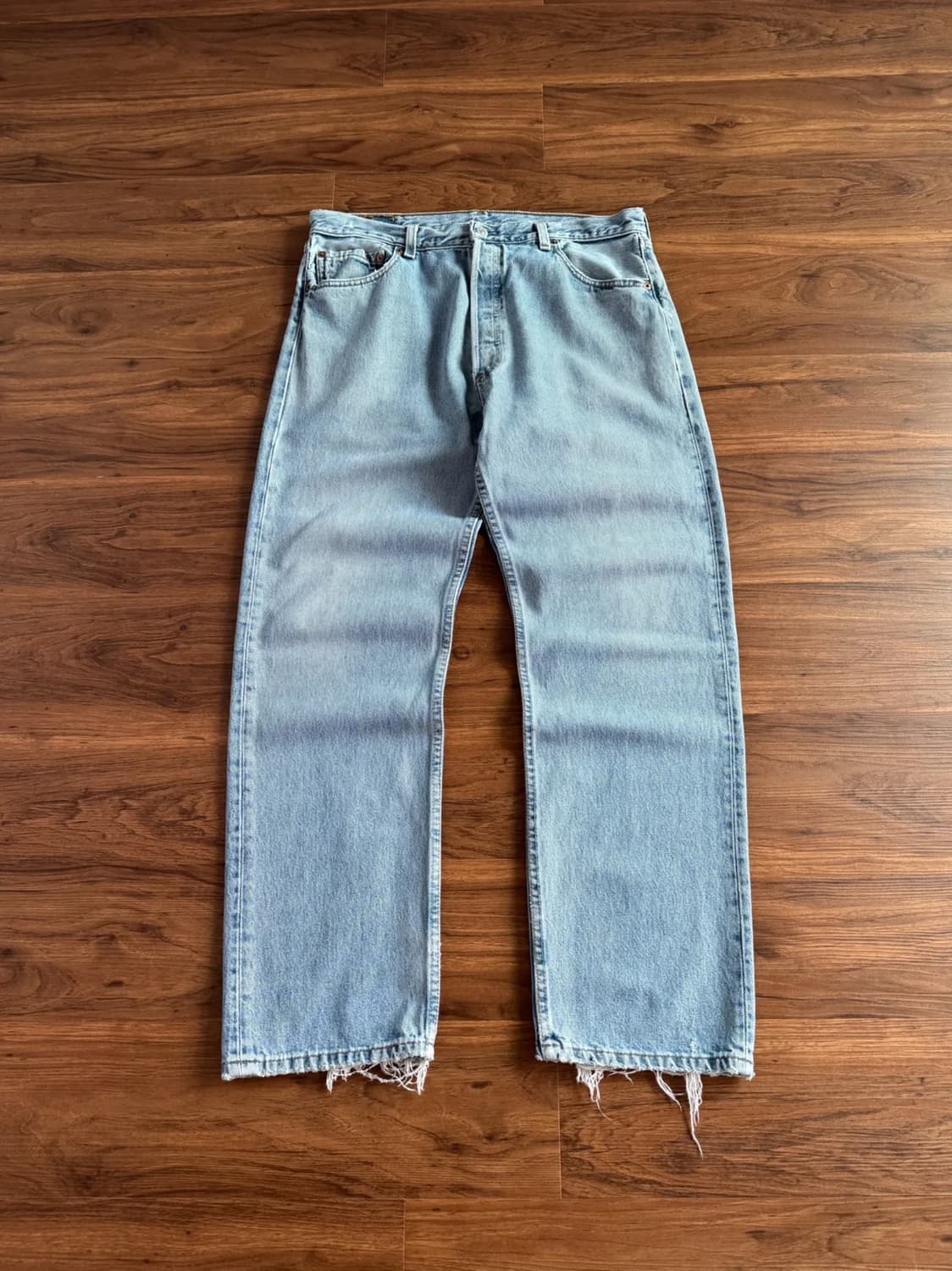 [36]90's 리바이스 Made in USA 501 데님 팬츠 상품이미지1