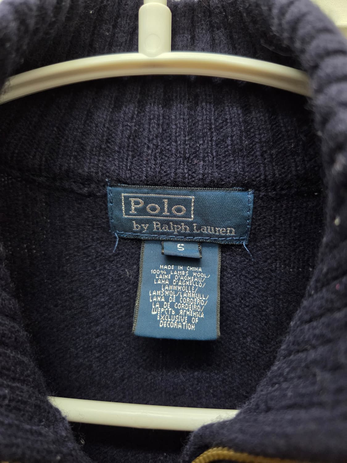 폴로 랄프로렌 키즈 램스울 집업 니트 상품이미지4