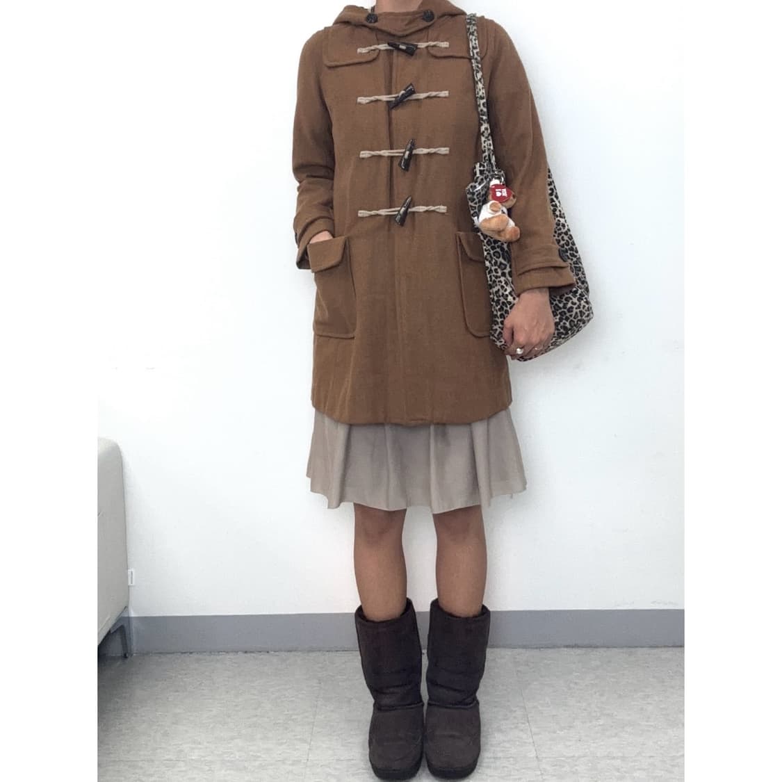 빈티지 브라운 스커트 상품이미지6