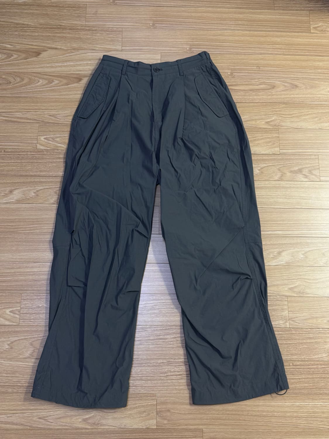 노운 와이드 멀티 팬츠 차콜 상품이미지2