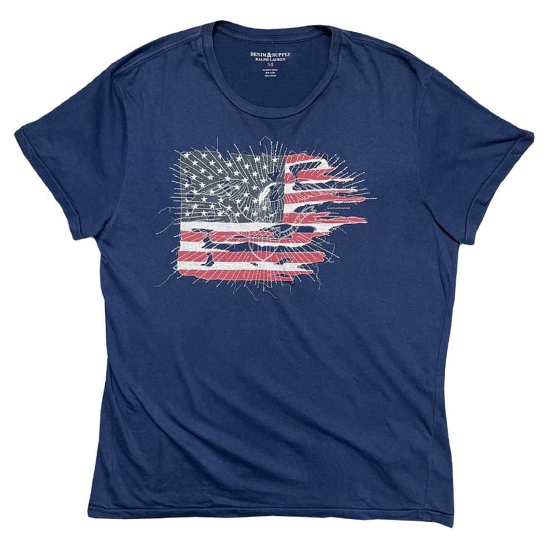  DENIM & SUPPLY 랄프로렌 프린팅 반팔 티 M 상품이미지1