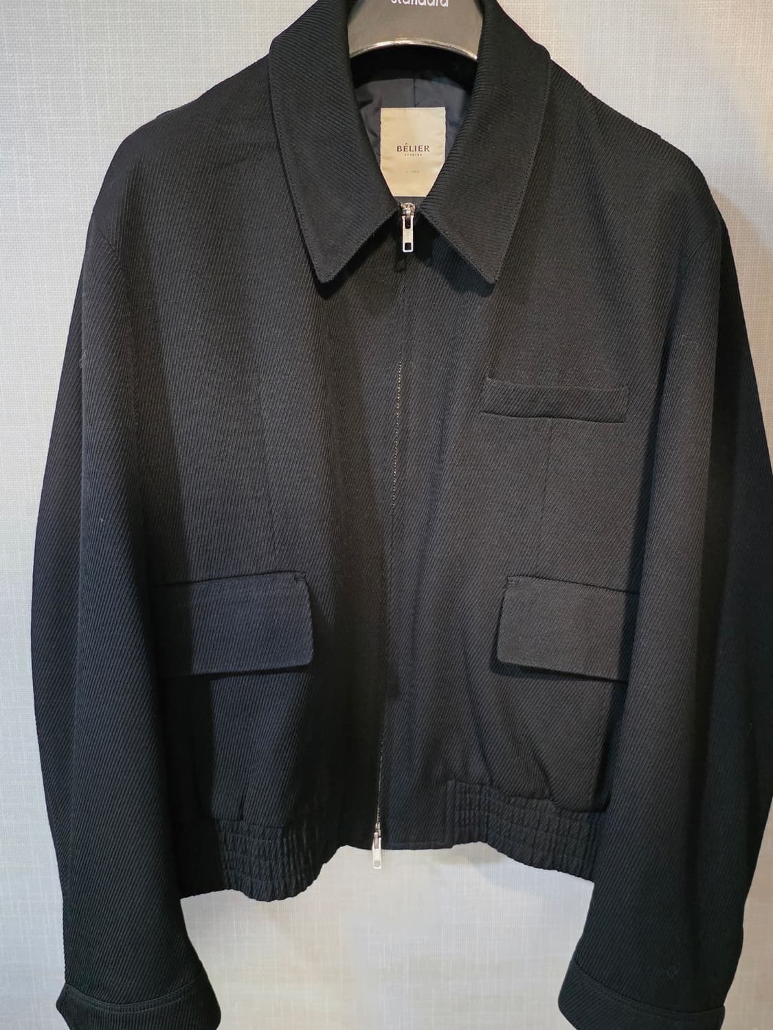 벨리에 다이에그널 블루종 블랙 L 상품이미지1