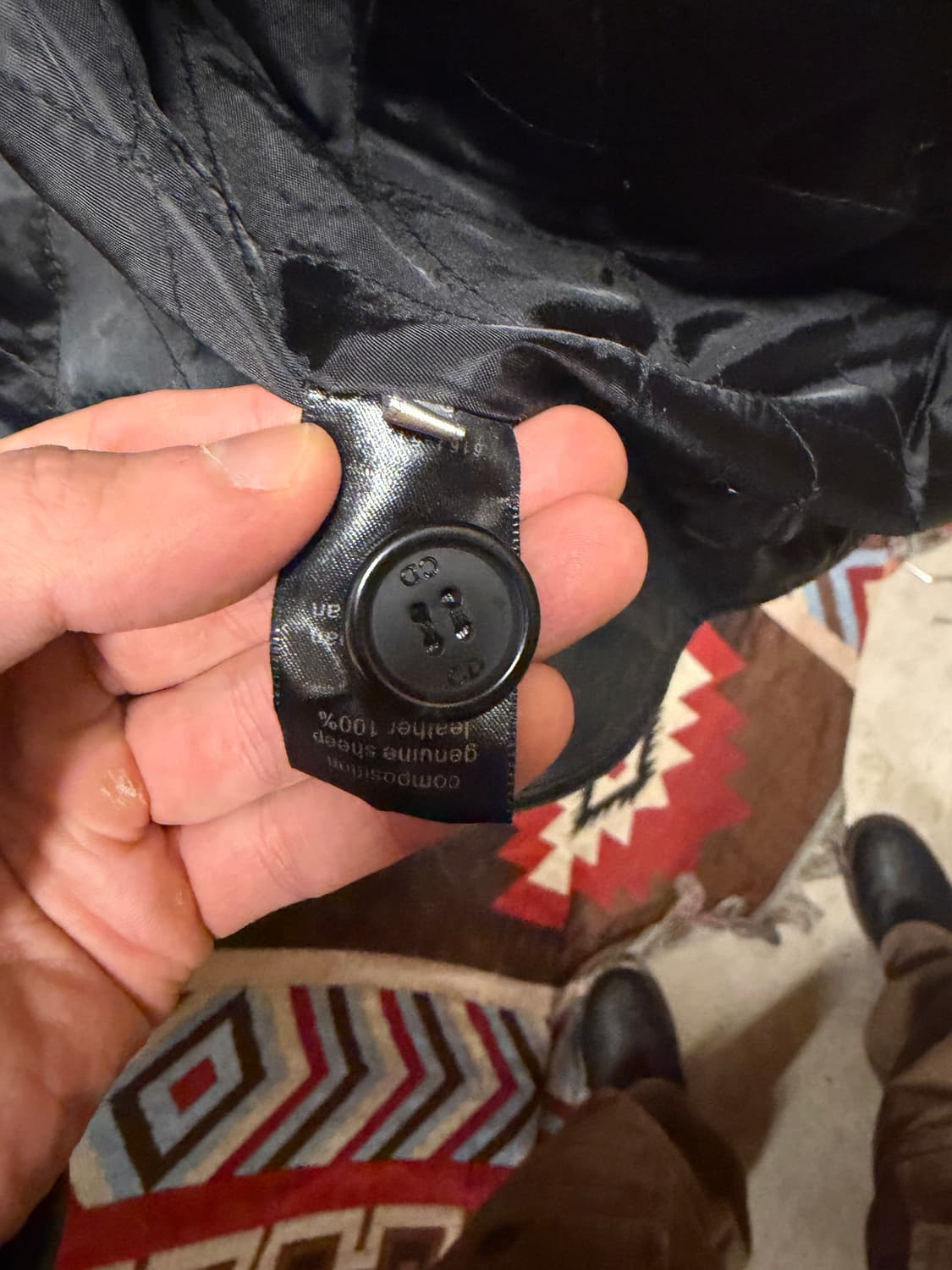 Biker rockchic sheep skin leather jacket 상품이미지6