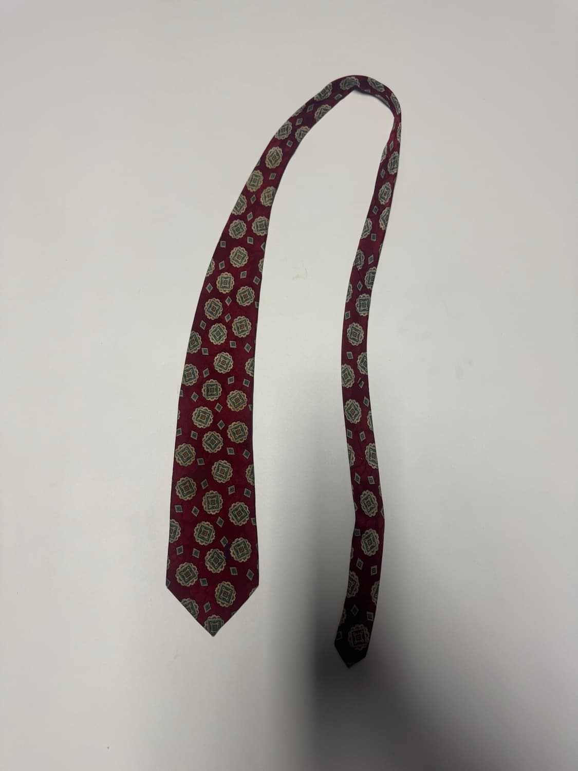 정품 입생로랑 YSL 핸드 메이드 실크 넥타이 상품이미지1