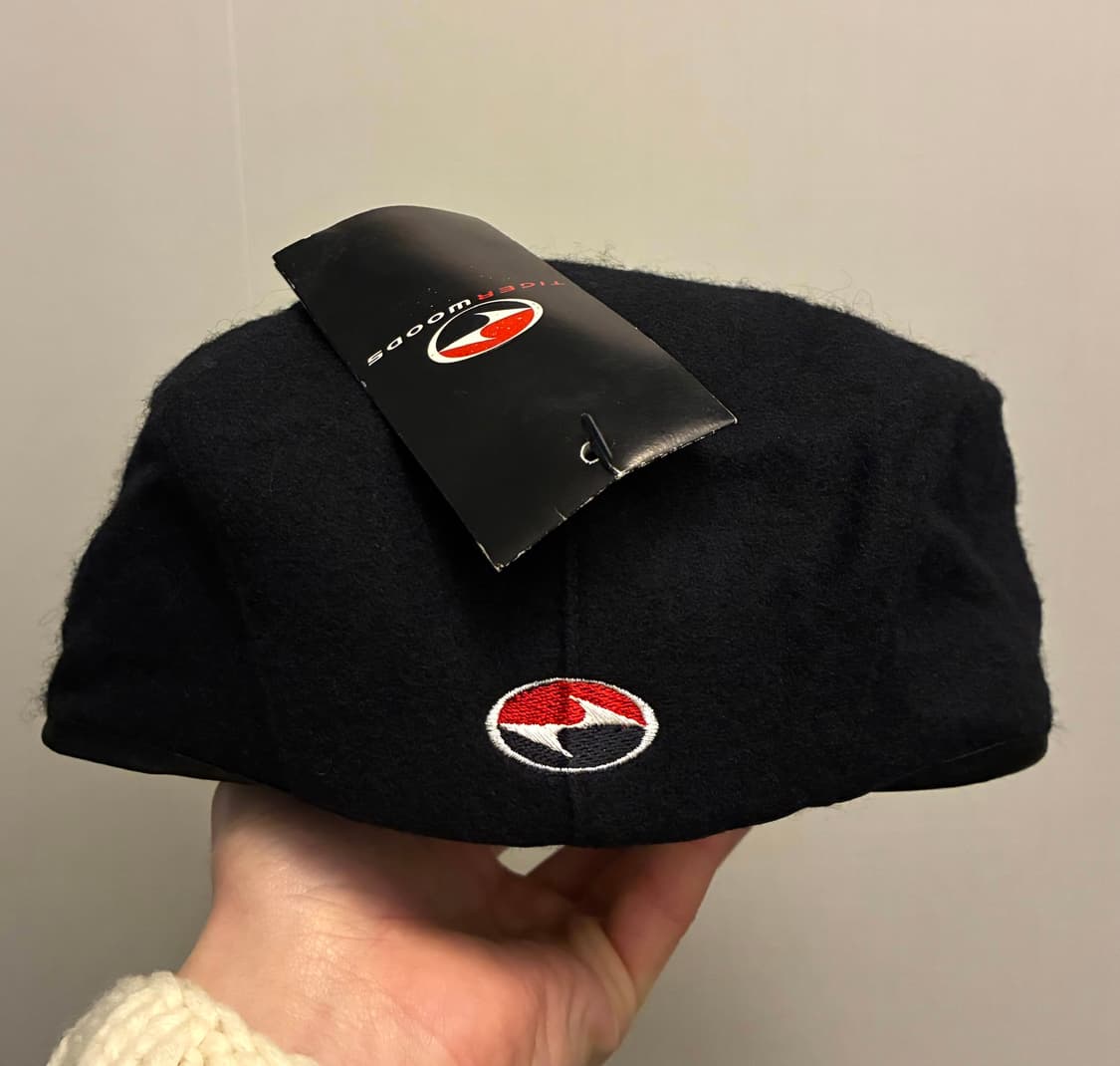 (L)90s 빈티지 나이키 x 타이거우즈 울 나일론 베레모 캡 상품이미지7