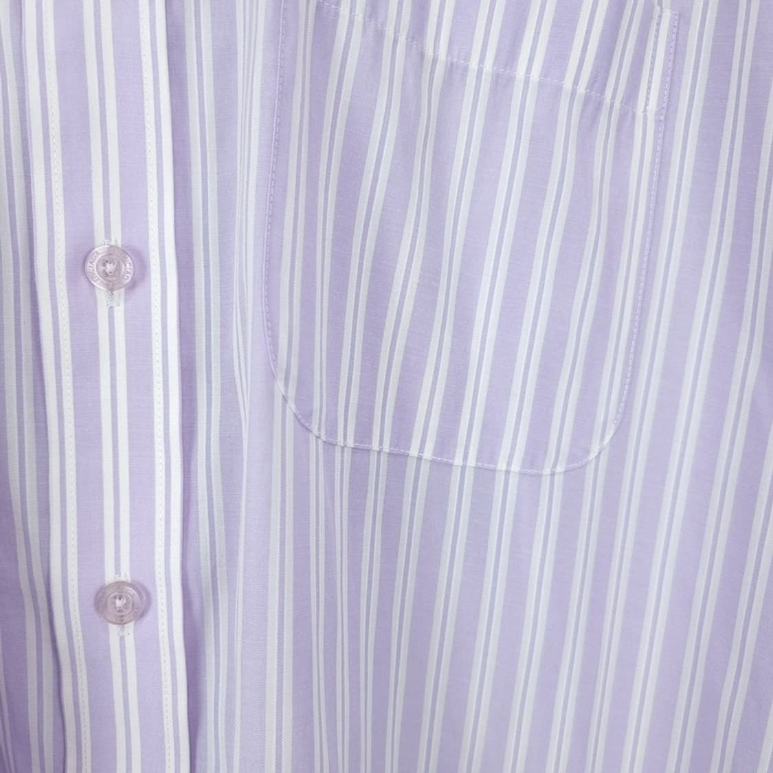 [발렌시아가] 로고 자수 빈티지 스트라이프 반팔 셔츠 P01623 상품이미지6