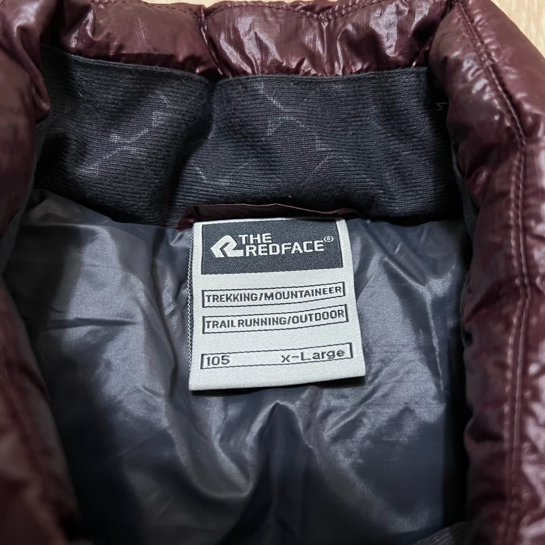 더레드페이스 하이킹 구스다운 경량패딩 XL/105  상품이미지5