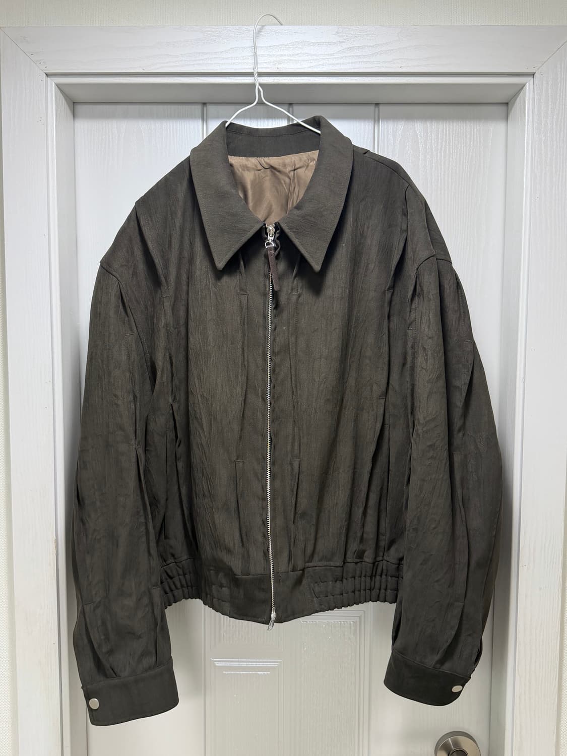 엘무드 스웨이드 블루종 자켓 상품이미지1