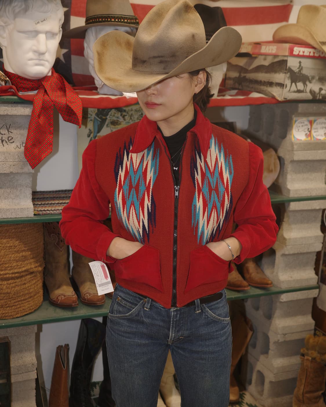 센티넬라 치마요 우븐 코듀로이 슬리브 자켓 상품이미지8