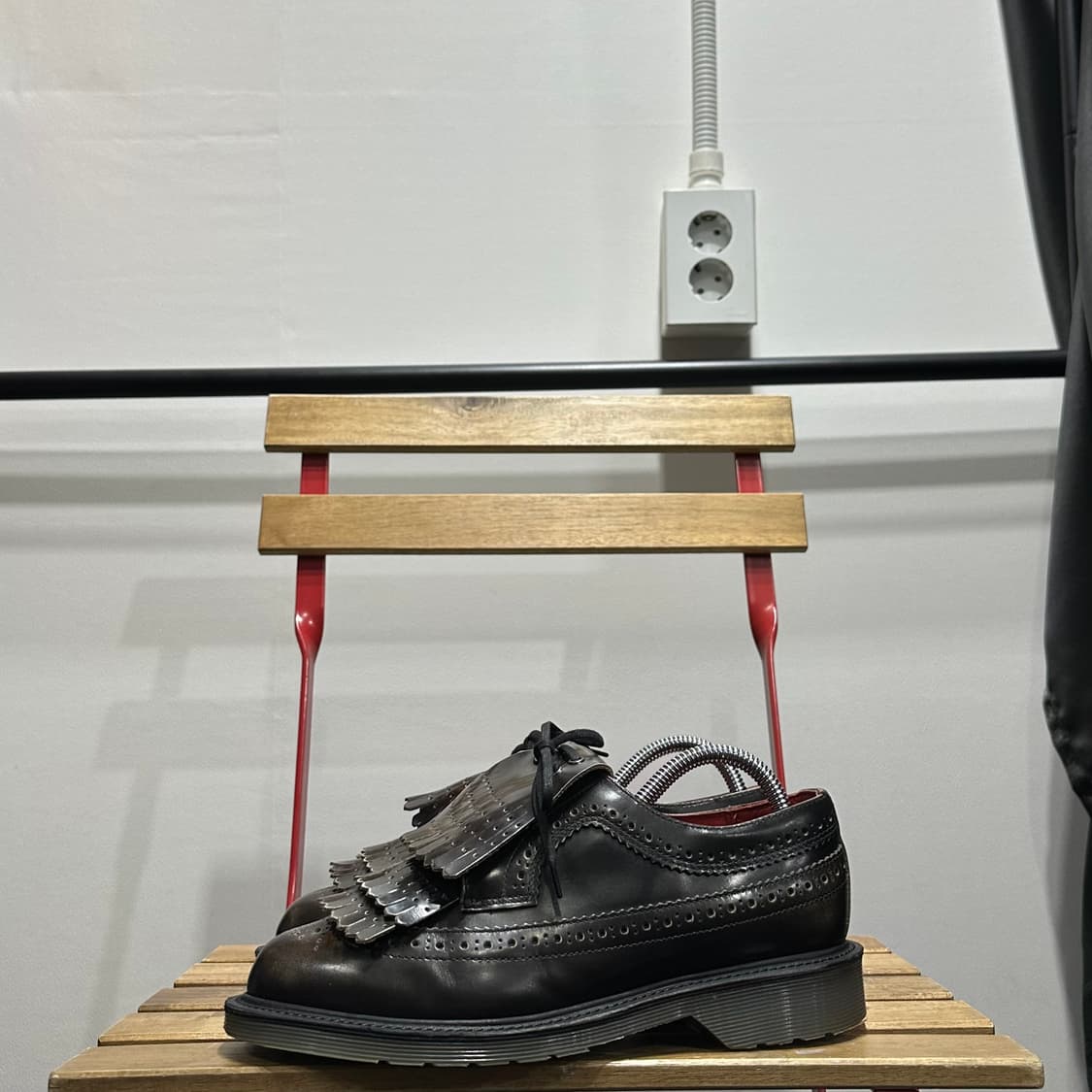 UK5 240) 닥터마틴 로퍼 여성 여자 구두 엘리자베스 윙팁 상품이미지5