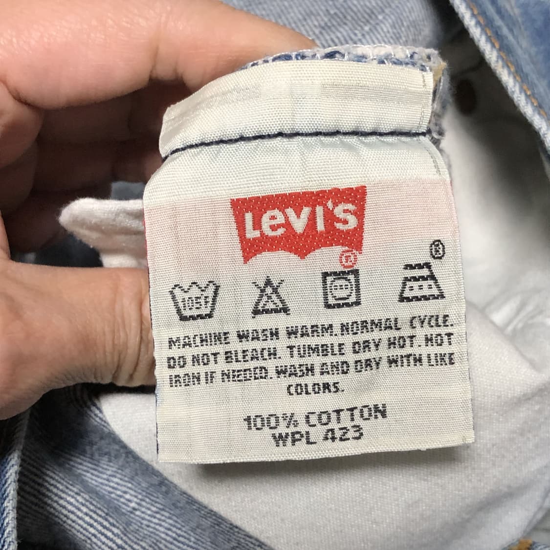 (32) 00's 리바이스 Levi's 501 스트레이트핏 연청 데님 상품이미지5