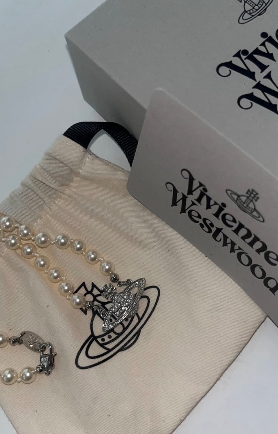 비비안 웨스트우드 진주 목걸이 정품 상품이미지1
