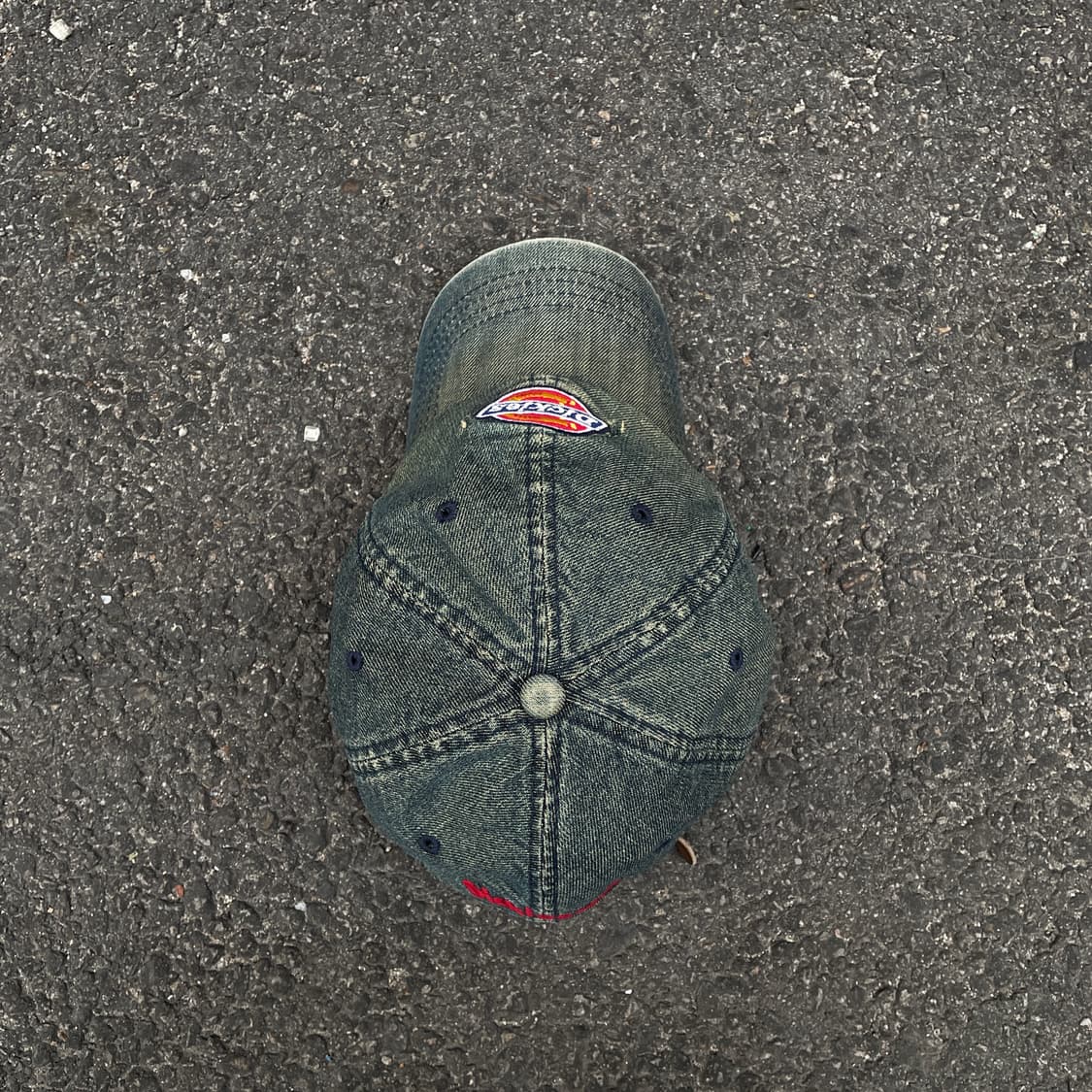 90s 디키즈 흑청 볼캡 올드스쿨 모자 os 상품이미지5