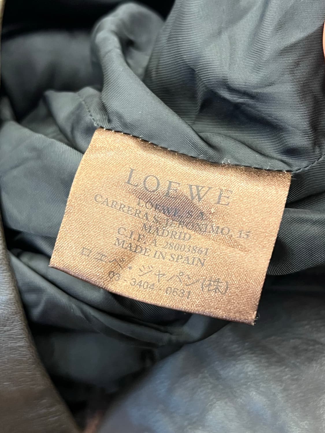 LOEWE Vintage Lamb Leather Jacket 상품이미지7