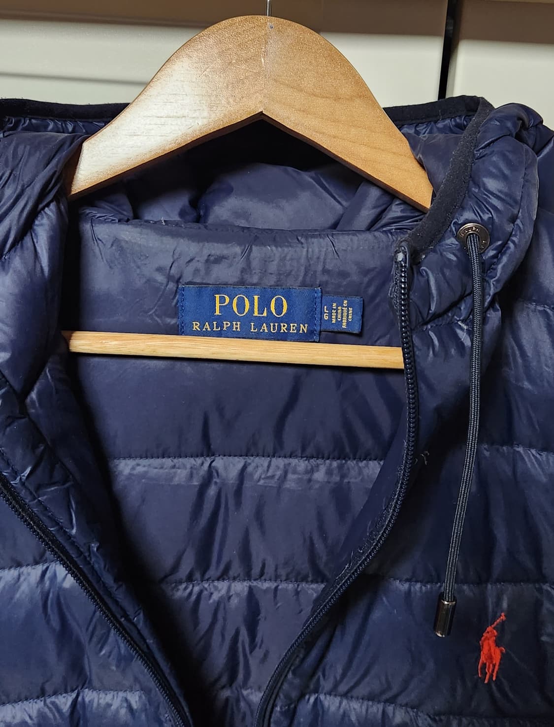 폴로 랄프로렌 경량 패딩 네이비 자켓 상품이미지5