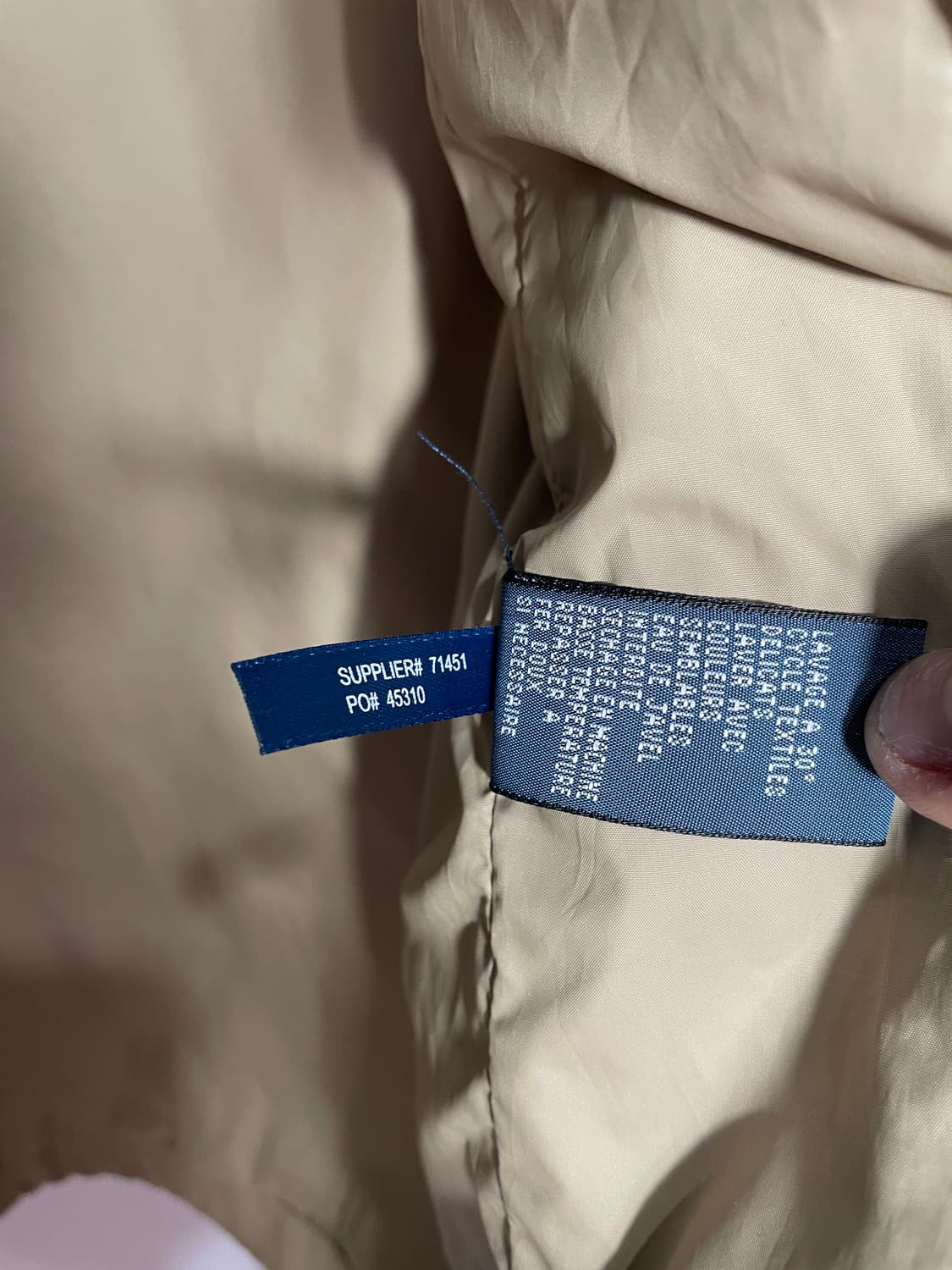 폴로 랄프로렌 베이지 바람막이 자켓 상품이미지4