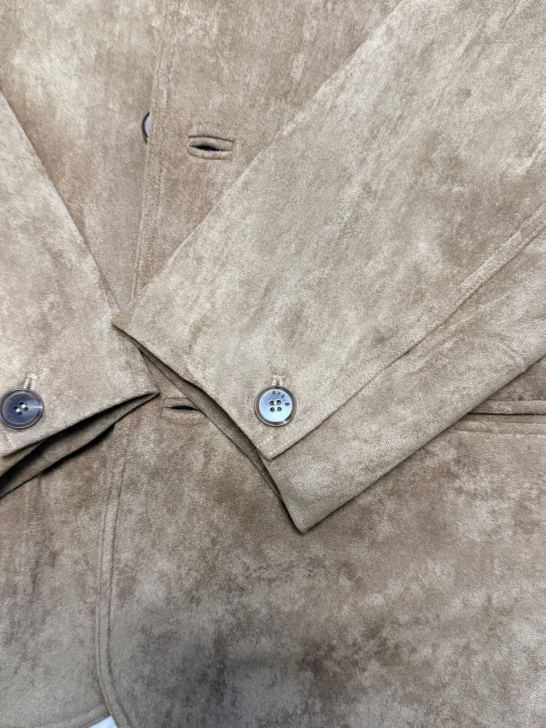 아크블루 스웨이드 자켓  상품이미지3