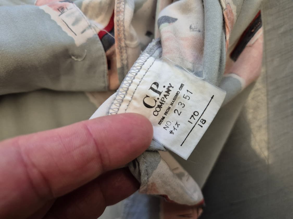 80s C.P COMPANY 오픈카라 셔츠 상품이미지7