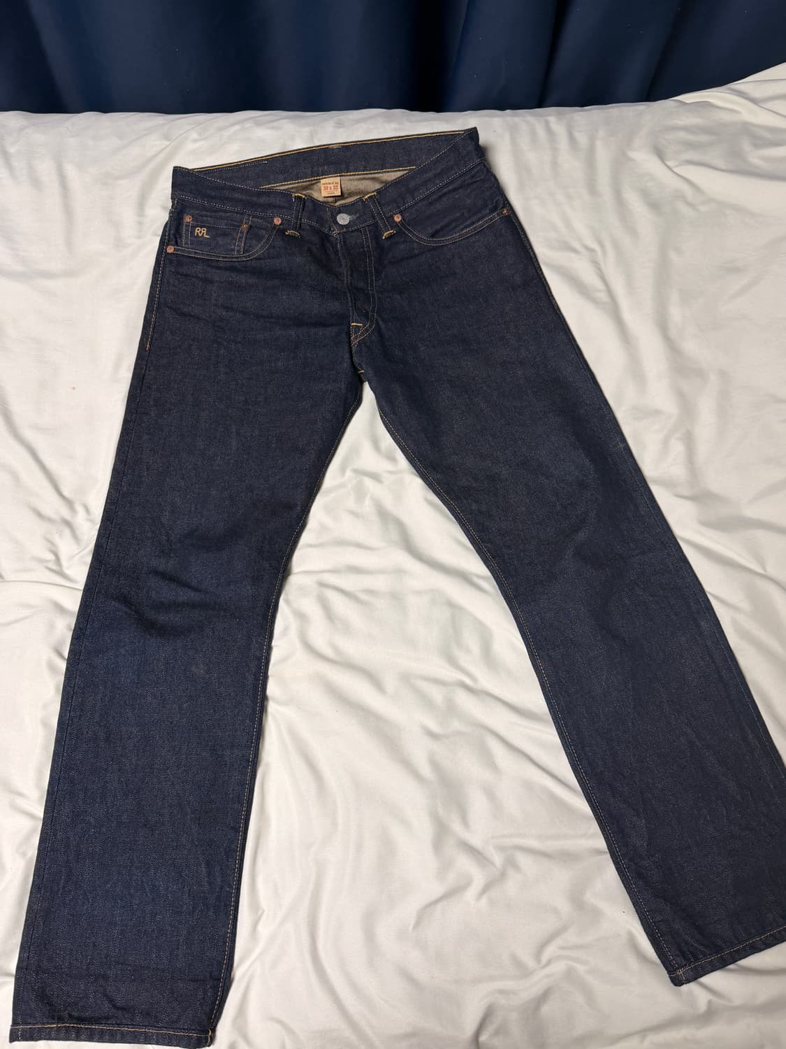 RRL 로우스트레이트 셀비지 원워시30x32 상품이미지2