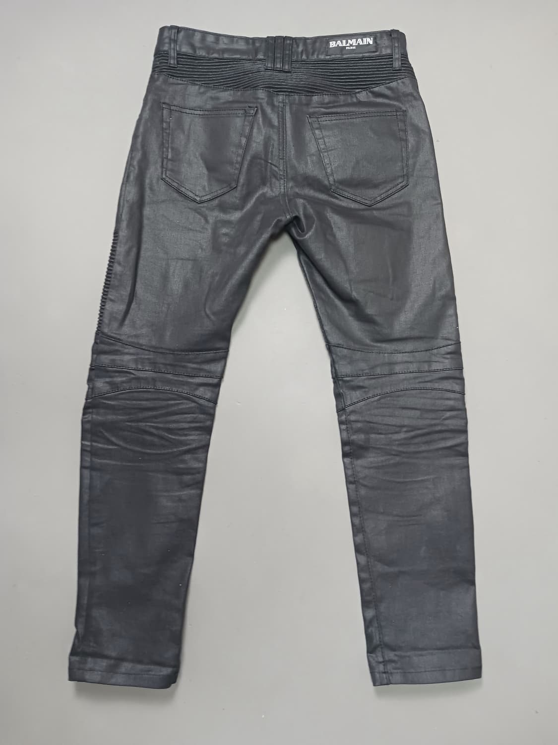 [30] 발망 블랙코팅 바이커진 청바지 상품이미지7