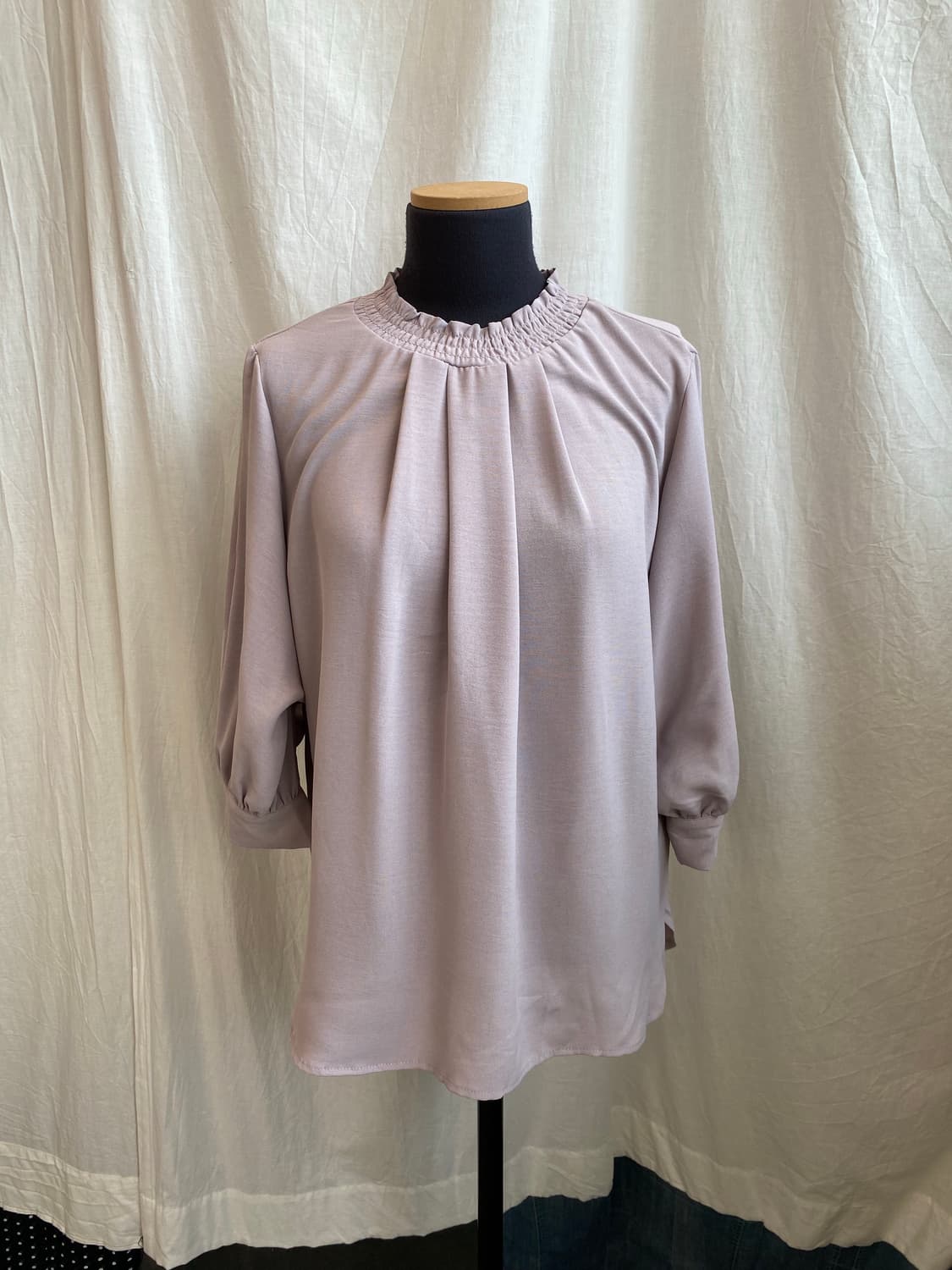 연보라 7부 블라우스(M) 상품이미지1