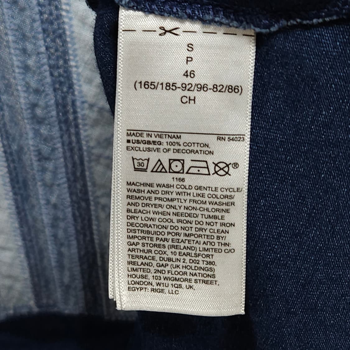 GAP 갭 가먼트다잉 아메리칸패치 반팔티 상품이미지4