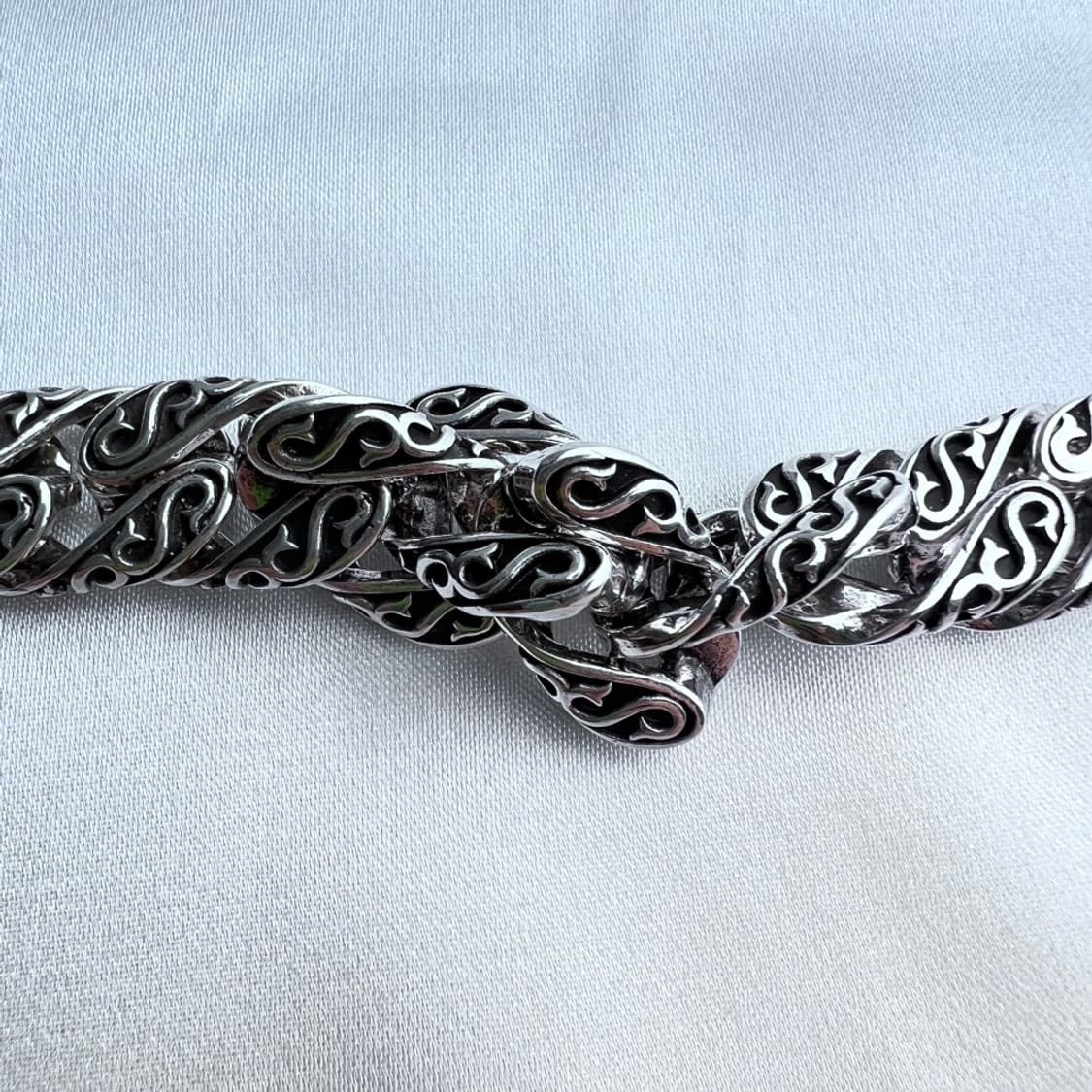 체인 트위스트 신주 은도금 팔찌 상품이미지8