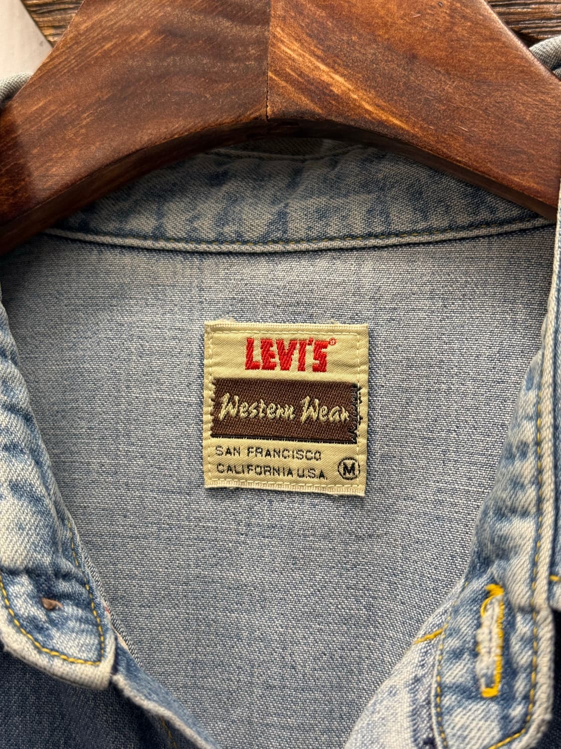LVC Western Wear Denim Sawtooth Shirt 상품이미지7