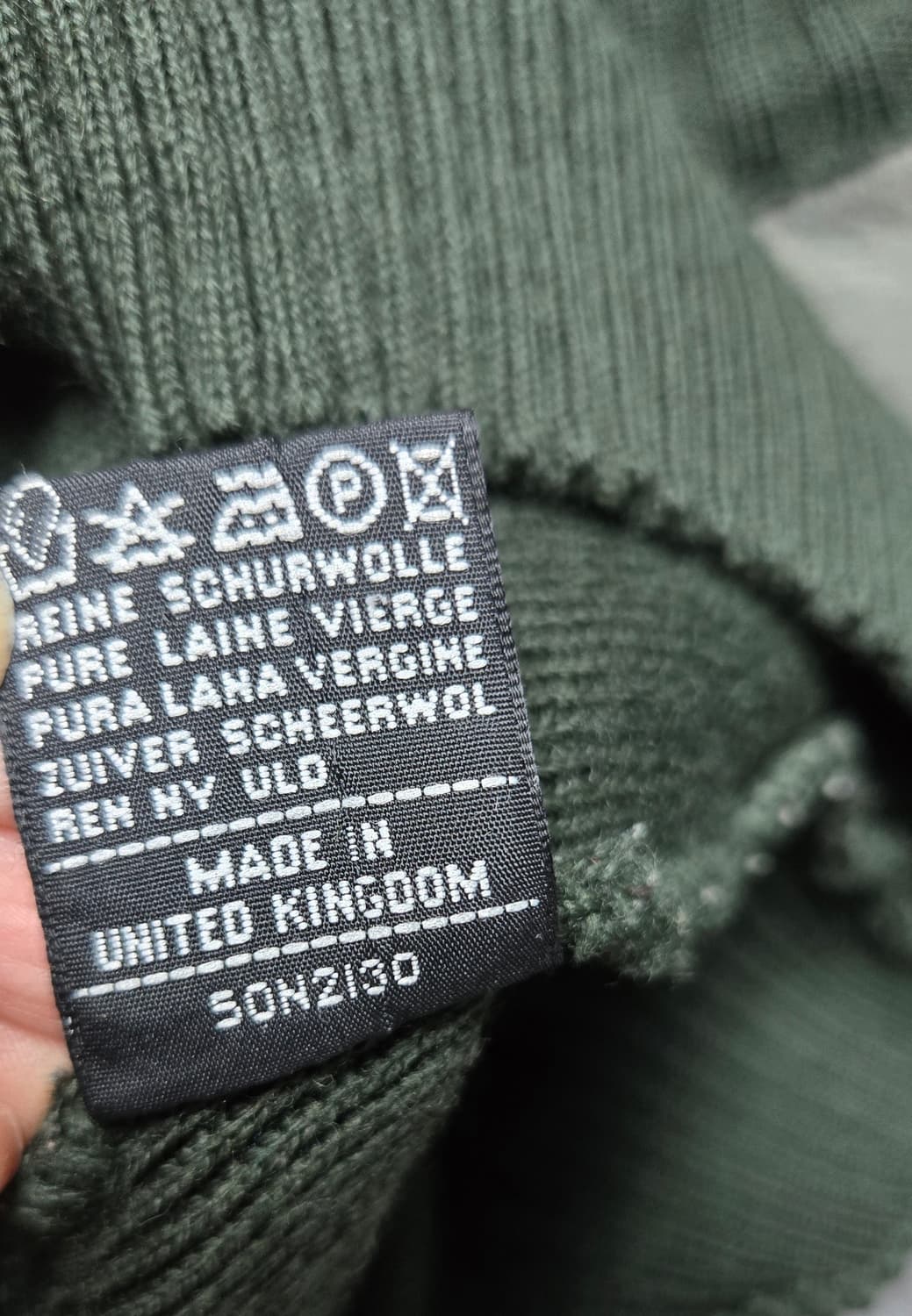 90's 버버리 코만도 울 니트 상품이미지8