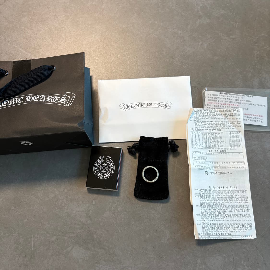 크롬하츠 네거티브 플러스링 us6.5 상품이미지4