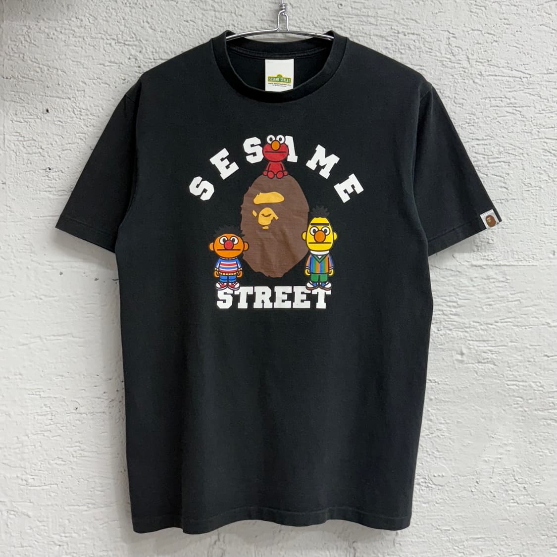 BAPE X SESAME STREET 베이프 프린팅 반팔 티셔츠 상품이미지3