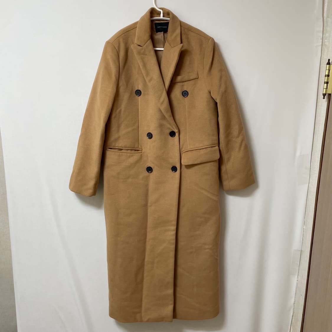 [ F ] 메이썸 여성 울 럭셔리 더플 롱코트 상품이미지1